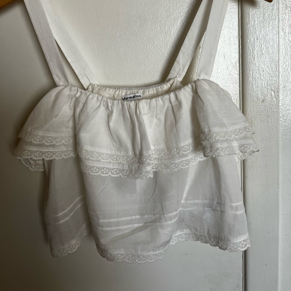 Reformation Cream Elastic Top - Picture 4 of 5